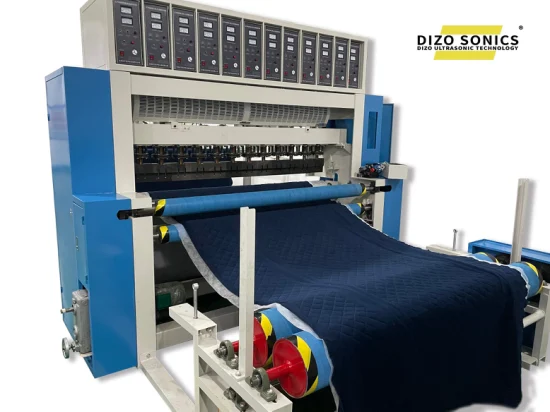 Máquina de solda ultrassônica Máquina de composição de tecido Máquina de acolchoamento Manta para colcha