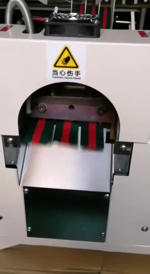 Máquina de punção a quente para tiras a quente de computador Máquina de corte de fitas